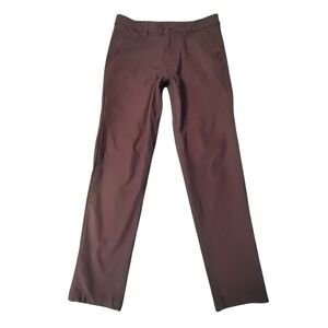Lululemon Commission Pant Slim 30x27 Obsidian Warpstreme ABC Chino Mens Pants